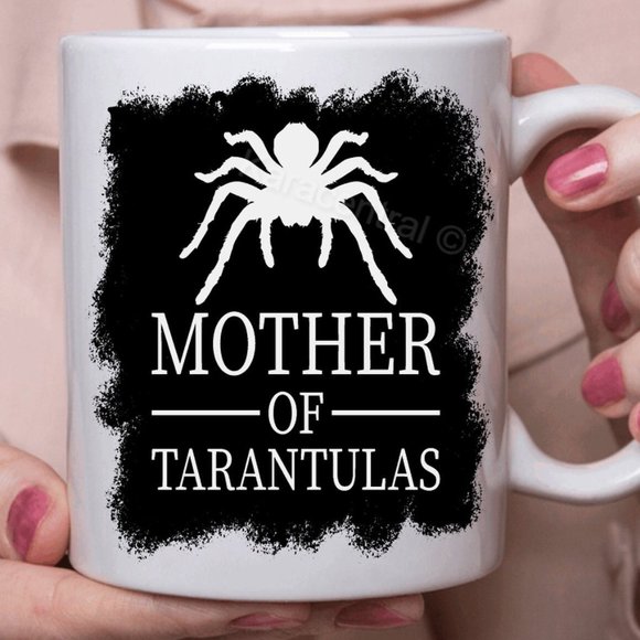 Mother Of Tarantulas Mug, Tarantula Funny Novelty Coffee Cup, Cool Gift Idea For - Picture 4 of 4